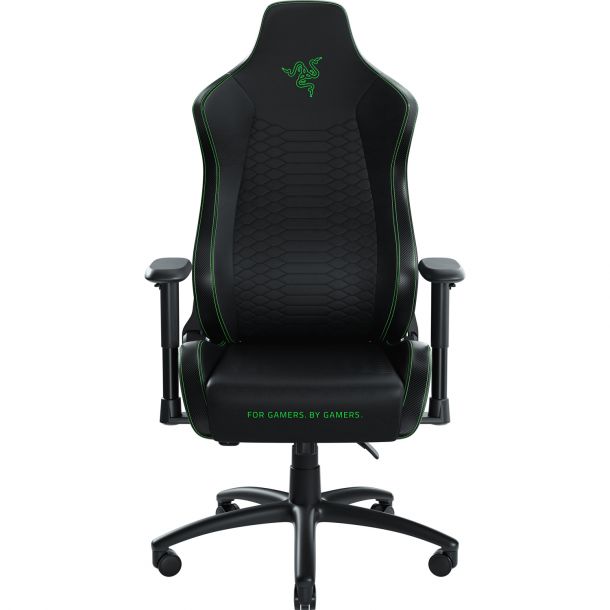 Кресло геймерское Iskur X-XL Черный, Зеленый (79518268) с доставкой