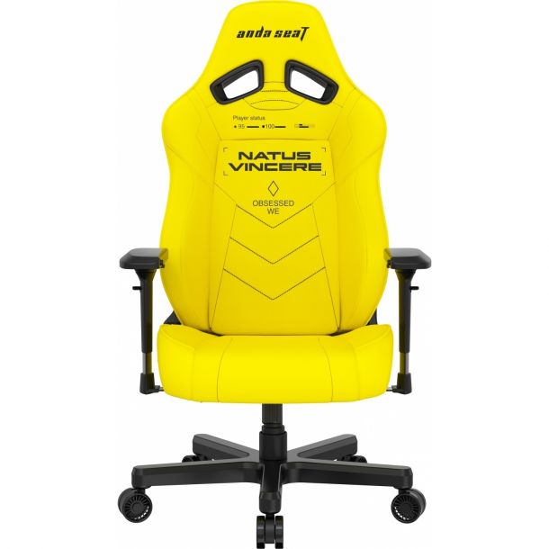 Кресло геймерское Anda Seat Navi Edition L Yello (87487753) цена