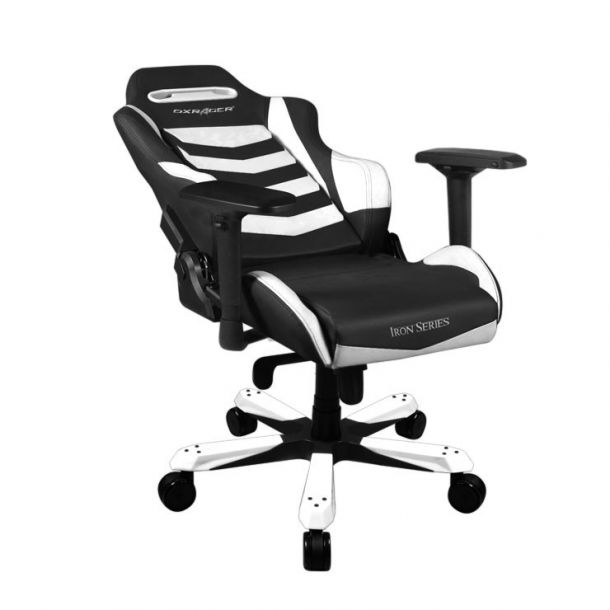 Кресло геймерское IRON OH/IS166 Черный, Белый (38250913) фото