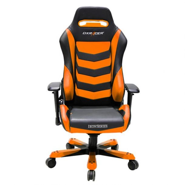 Кресло геймерское IRON OH/IS166 Черный, Оранжевый (38250911) фото