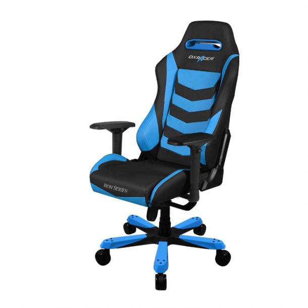 Кресло геймерское IRON OH/IS166 Черный, Синий (38250910) цена