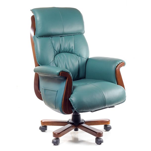 Кресло Максимус Кожа Зеленый (47336353)