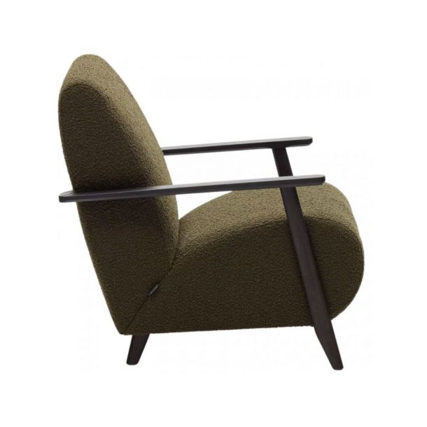 Кресло Meghan Зеленый, Черный (90916320) цена