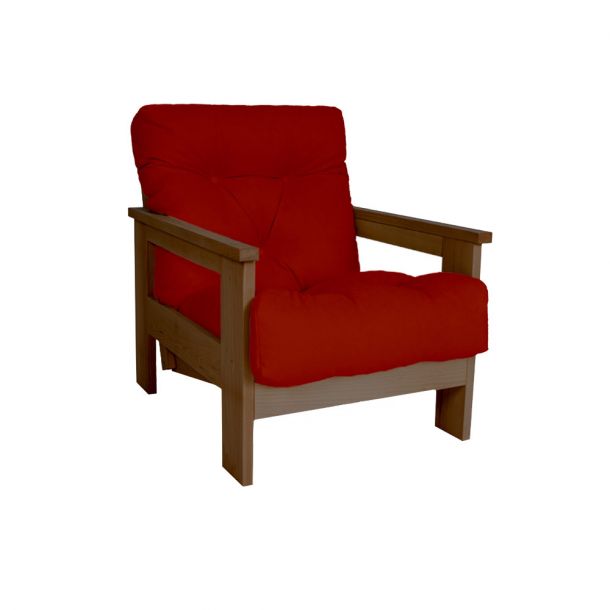 Кресло Mexico Красный, Орех (65442706)