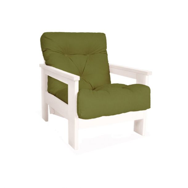Кресло Mexico Зеленый, Белый (65442707)