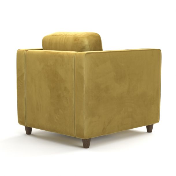 Кресло Modern Желтый, Черный Античный (114739703) фото
