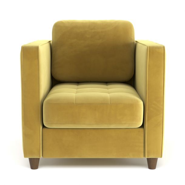 Кресло Modern Желтый, Черный Античный (114739703)