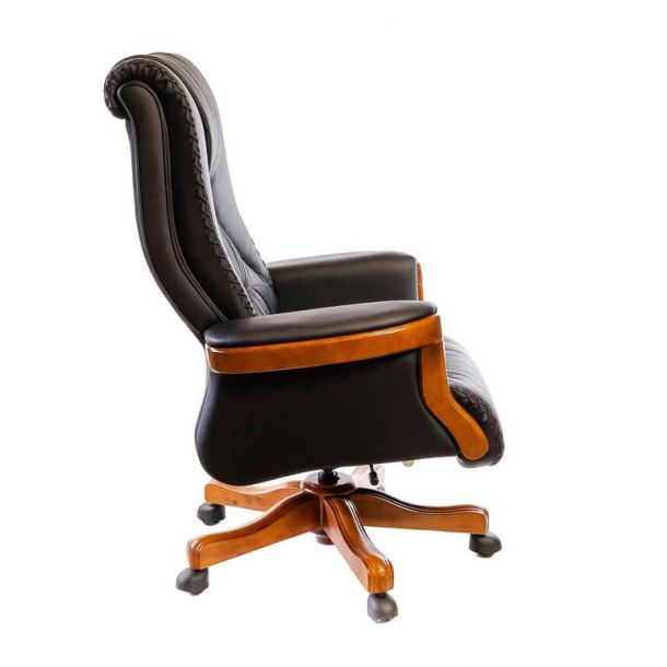 Кресло Морион EX TILT Кожа Черный (47403525) фото