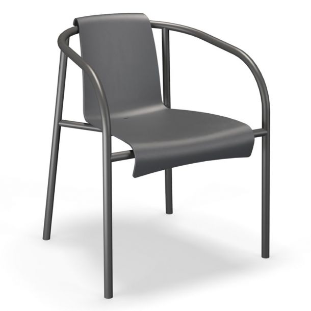 Кресло Nami Dining Chair Dark Grey (134936406)