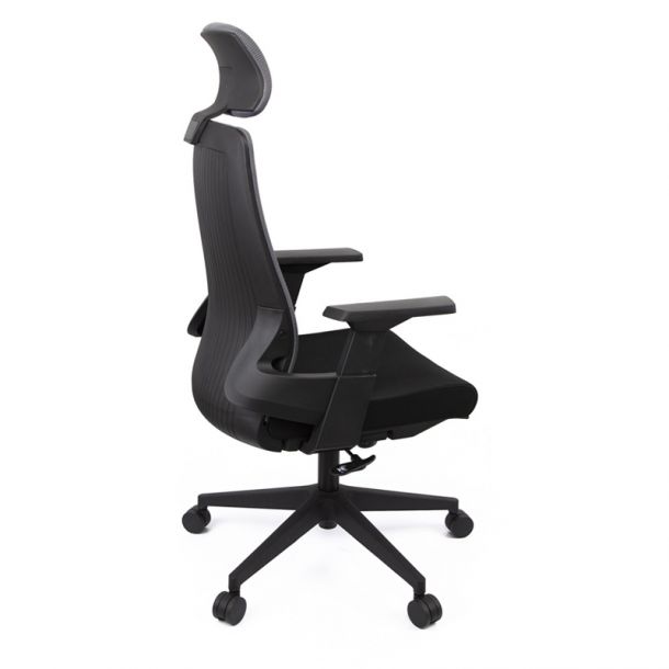 Кресло Наос Черный, Серый (47512922) в интернет-магазине