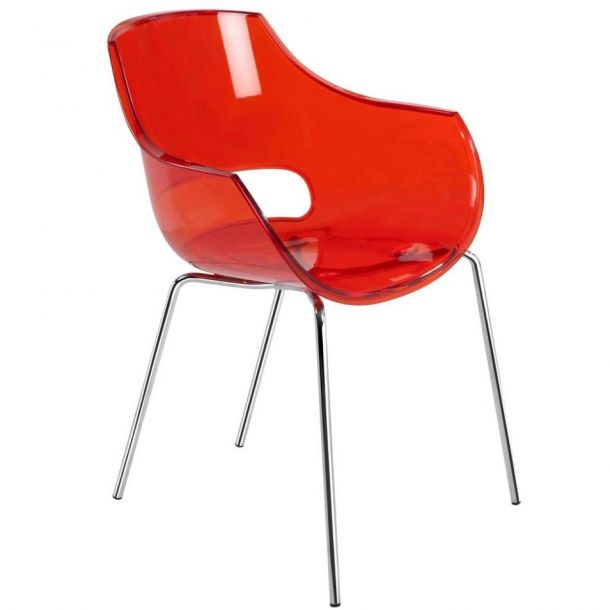 Крісло Opal Прозоро-червоний (27185913) недорого