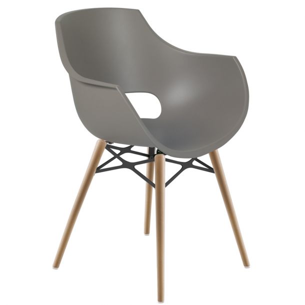 Крісло Opal Wox Pro Сіро-коричневий (27371131) недорого