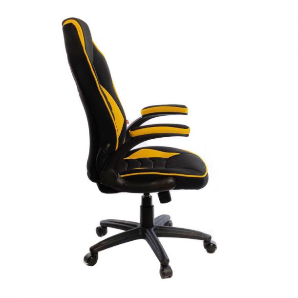 Кресло Орсон PL TILT Черный, Желтый (47430870) цена
