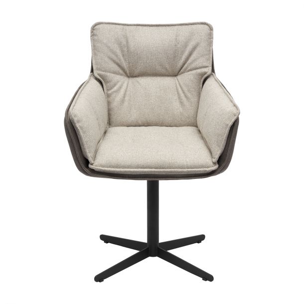 Кресло поворотное Rasmus PVL 360 Gemma 06, Черный (1011102232) цена