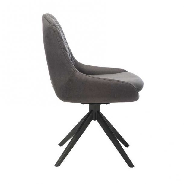Поворотний стілець R-80 fabric Графіт (23439296) цена