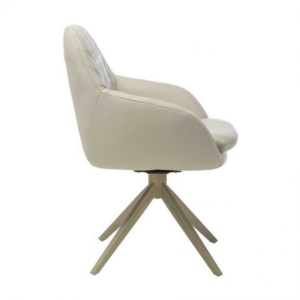 Поворотный стул R-85 Светло-серый (23439293) цена