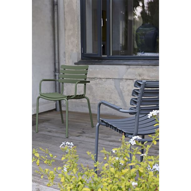 Кресло Reclips Dining Chair Olive Green (134936439) цена