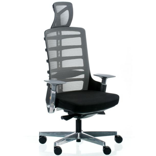Кресло Spinelly Black fabric, Metallic mash (26351049) дешево