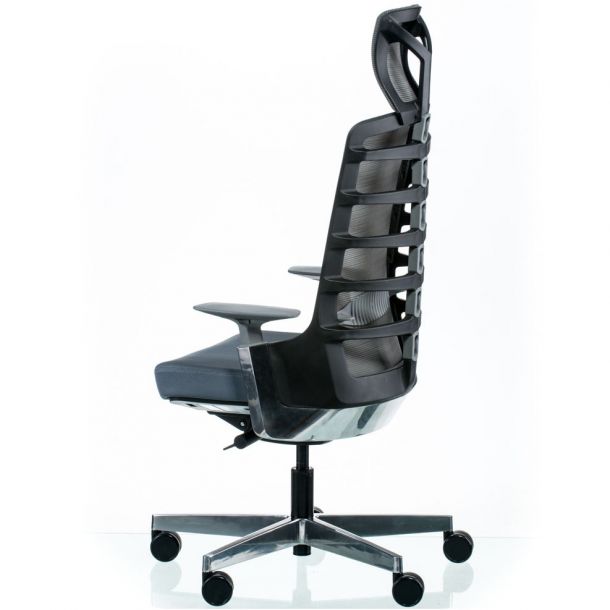 Кресло Spinelly Black fabric, Slategrey fabric (26351047) в интернет-магазине