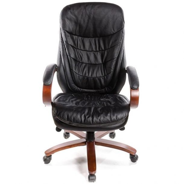 Кресло Валенсия EX Soft Кожа Черный (47336326) фото