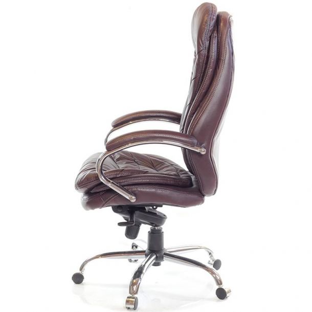 Кресло Валенсия Soft Кожа Коричневый (47336321) цена