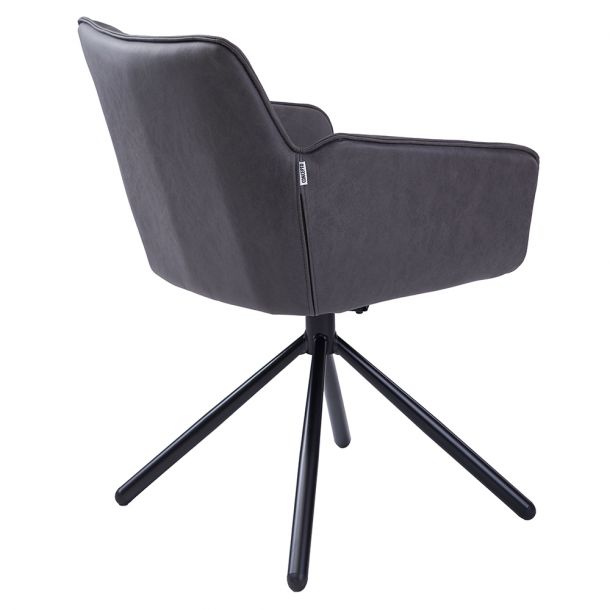 Поворотний стілець Wang Вугільний сірий (31487892) цена