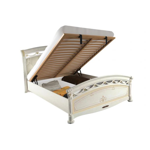 Кровать Rosella Люкс Мягкая спинка с каркасом ПМ 160x200 (94524418) фото