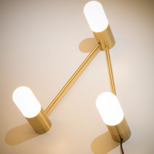 Настенный светильник BADRA Золотой (90733787) в интернет-магазине