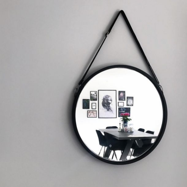 Настенное зеркало EERTRIN D30 Черный (90937357) купить