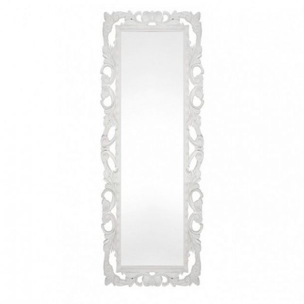 Настенное зеркало Лара 750х1800 Белый (94952863)