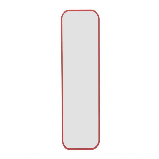 Настенное зеркало Монако 46х156 Красный (68976377)