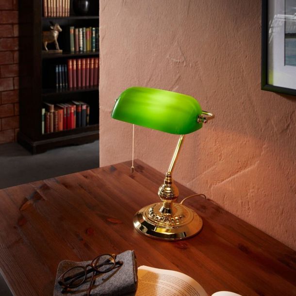 Настільна лампа Banker Зелений (110732328) фото