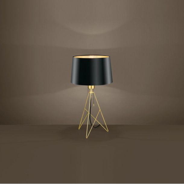 Настільна лампа Camporale Чорний, Золото (110732649) фото