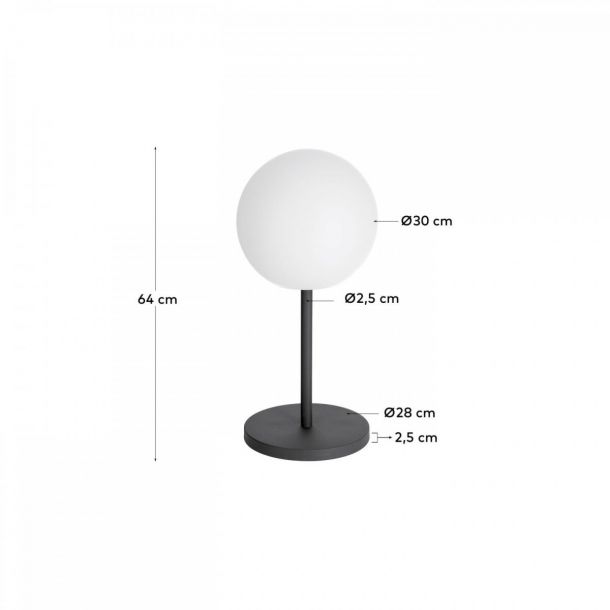 Настольная лампа DINESH D30 Черный (90733606) цена