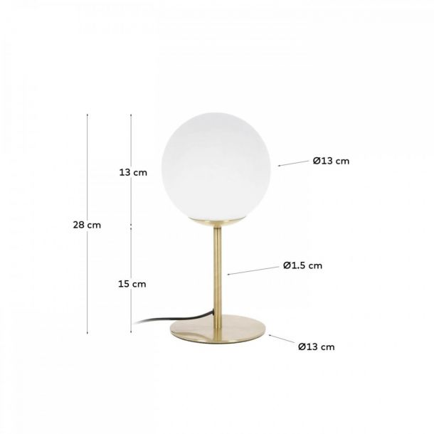 Настільна лампа MAHALA Білий (90733654) цена