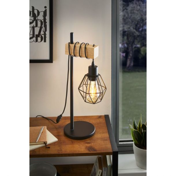 Настільна лампа Townshend V Чорний (110738593) цена