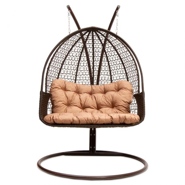 Підвісне крісло Подвійне Шоколад, Рожевий (119745706) цена