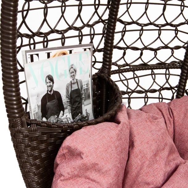 Підвісне крісло Одинарне Шоколад, Рожевий (119745704) в интернет-магазине