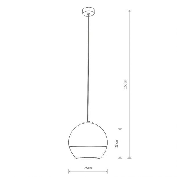 Подвесной светильник GLOBE PLUS M Хром (109725292) цена