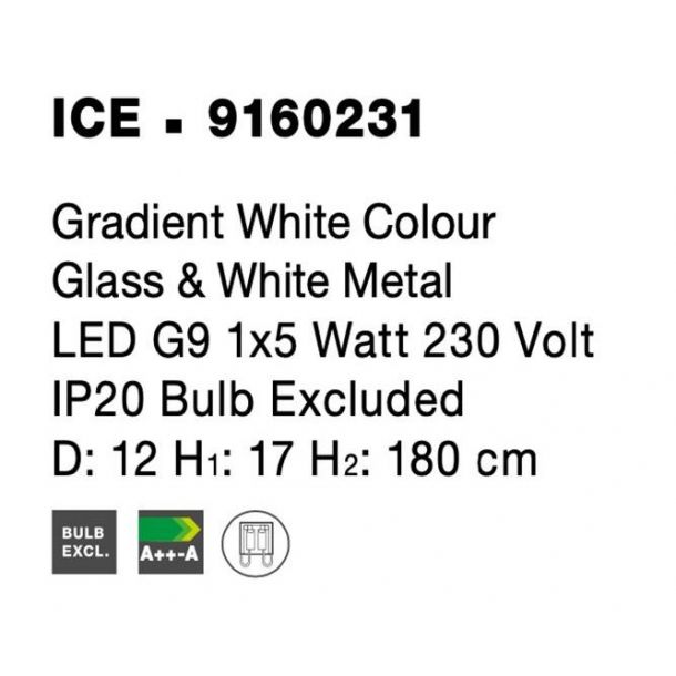 Подвесной светильник ICE White (1591205425) купить