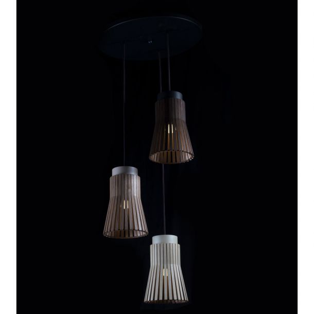 Подвесной светильник Мальта Трио Темно-Коричневый (41735119) в интернет-магазине