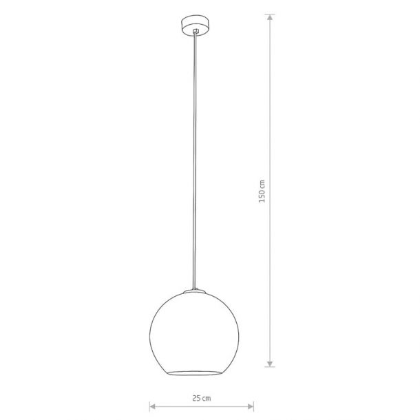 Підвісний світильник Polaris Хром (109725316) цена