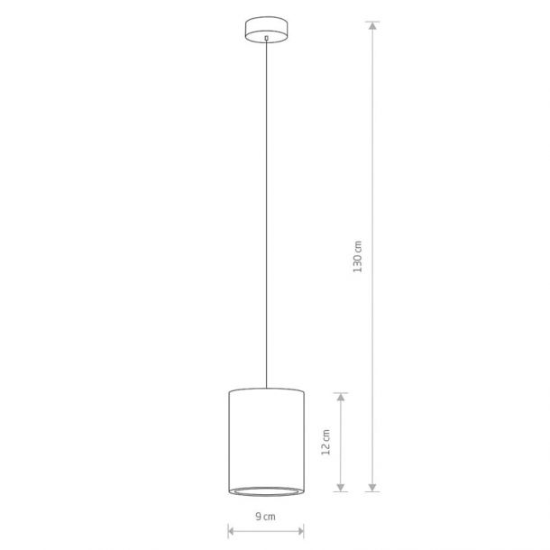Подвесной светильник Shy Серый (109727661) цена
