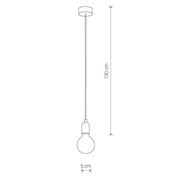 Подвесной светильник Tulum Серый (109727637) цена