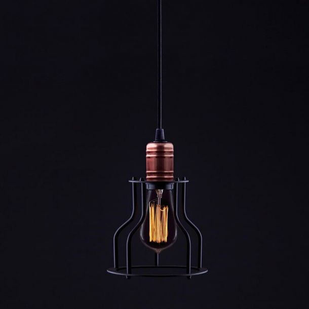 Подвесной светильник WORKSHOP В Черный (109727720) цена