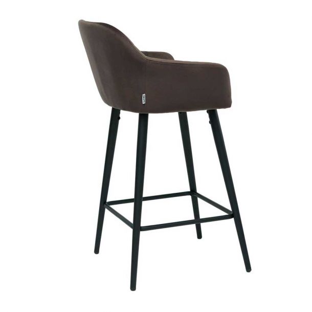 Полубарный стул Antiba Серо-коричневый (31436137) цена