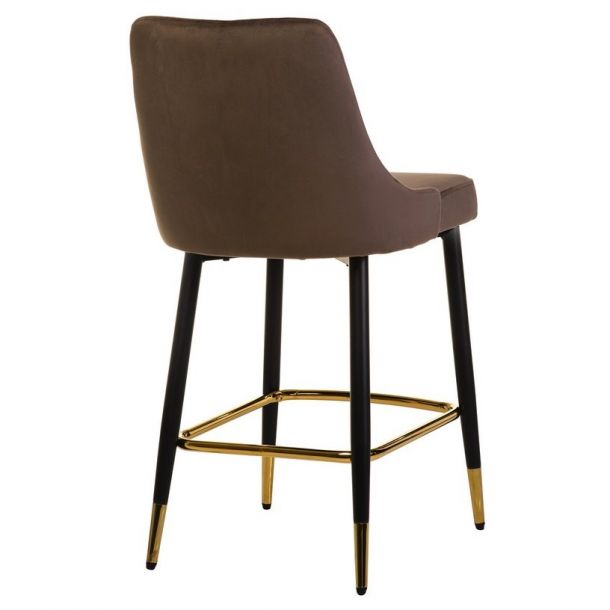 Полубарный стул B-128 Мокко-вельвет (23463149) в интернет-магазине