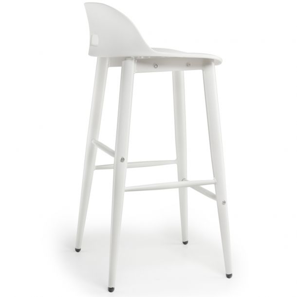 Напівбарний стілець Demo 65 Білий (44524390) фото
