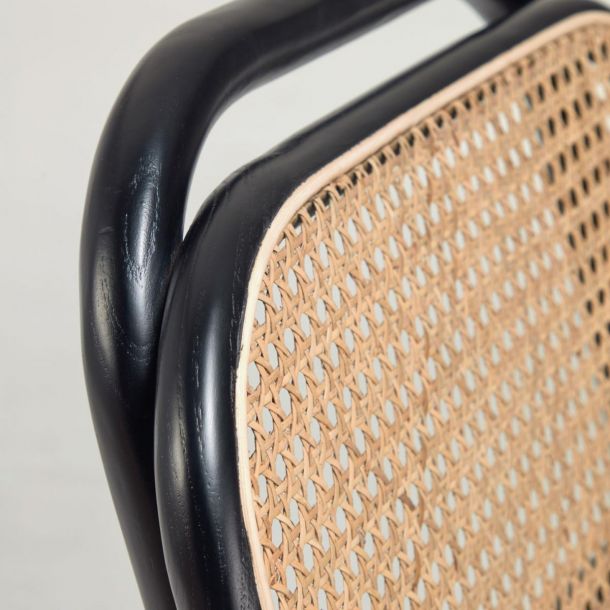 Полубарный стул Doriane Черный (90512927) в интернет-магазине