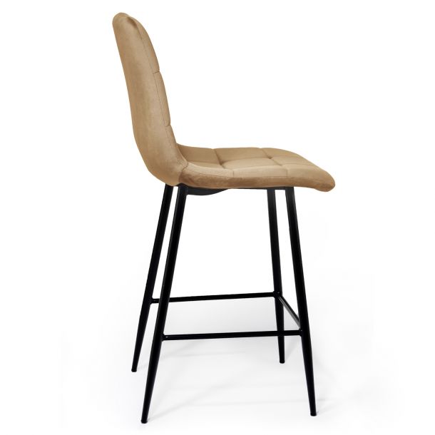 Полубарный стул Indigo Velvet Бежевый (44479175) цена